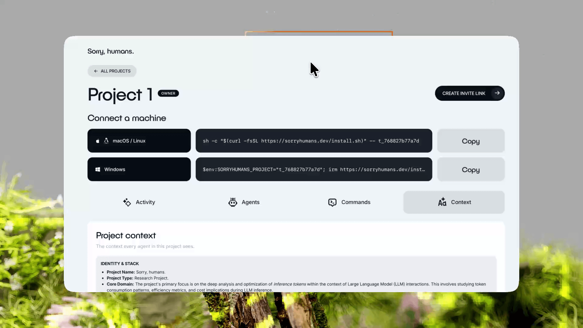 5. Copy the command step
